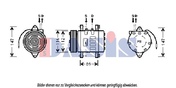 AKS DASIS kompresorius, oro kondicionierius 850307N